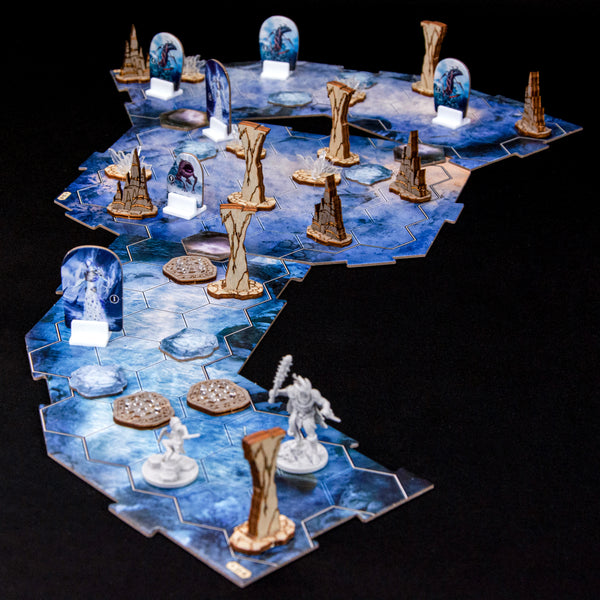 Frosthaven Terrain Pack Made of Wood - Compatible with Frosthaven Board Game