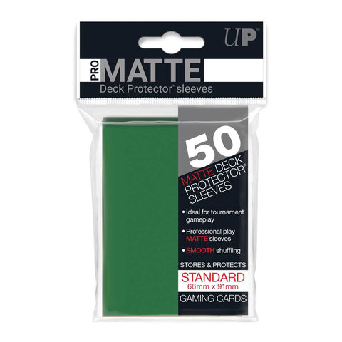 Pro Matte Standard Protectors 50ct - Green