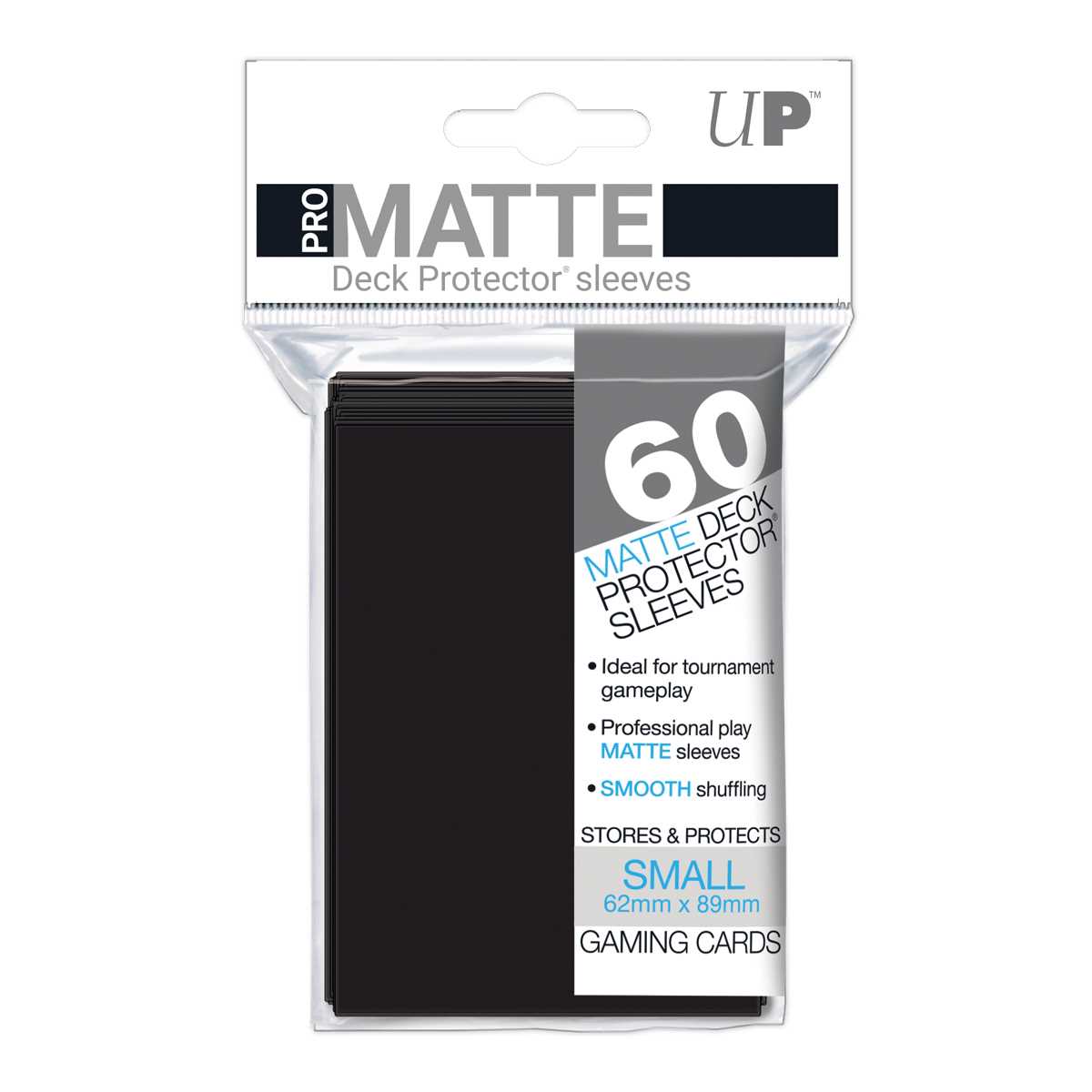 UNIT Pro Matte Small Deck Protectors (60ct) - Black