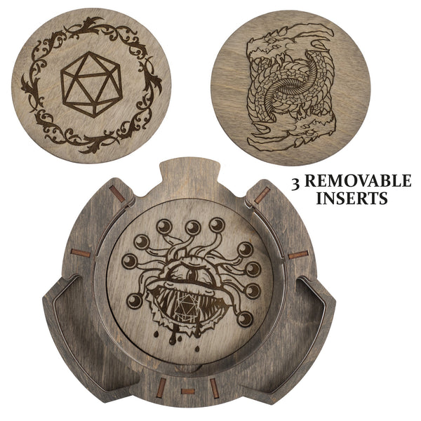 Removable inserts with RPG designs