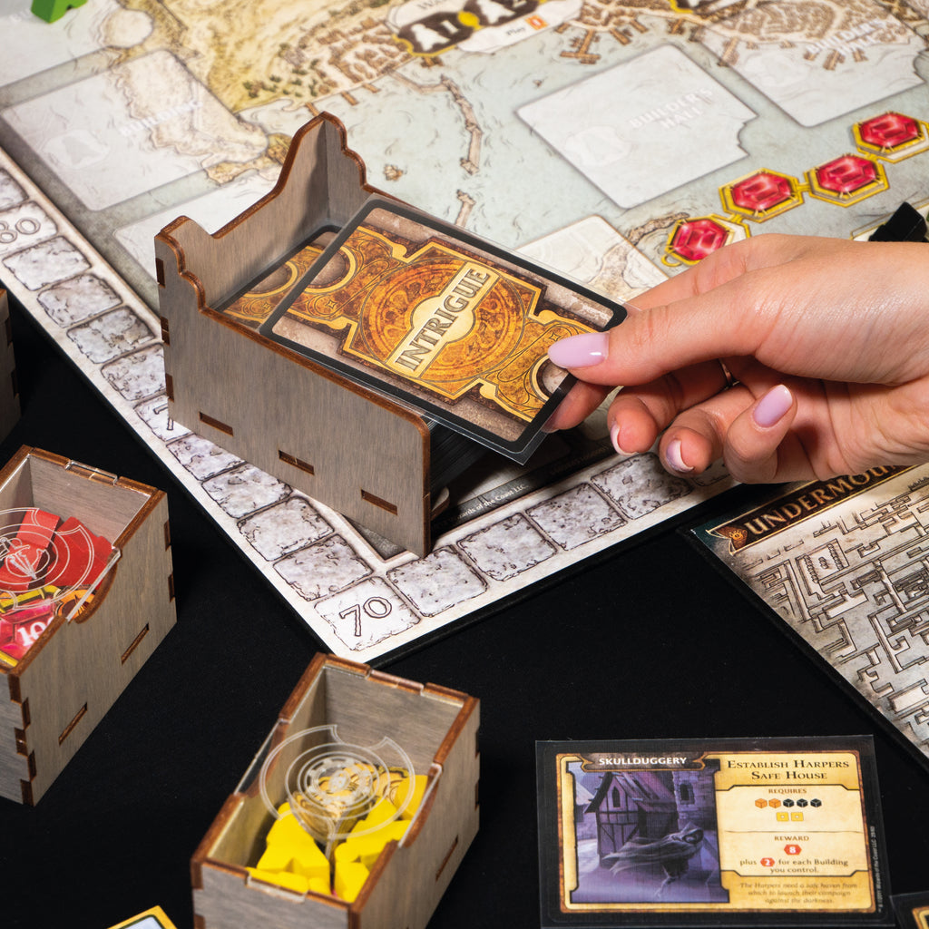 Wooden Storage Inserts for Lords of Waterdeep Game with All Expansions –
