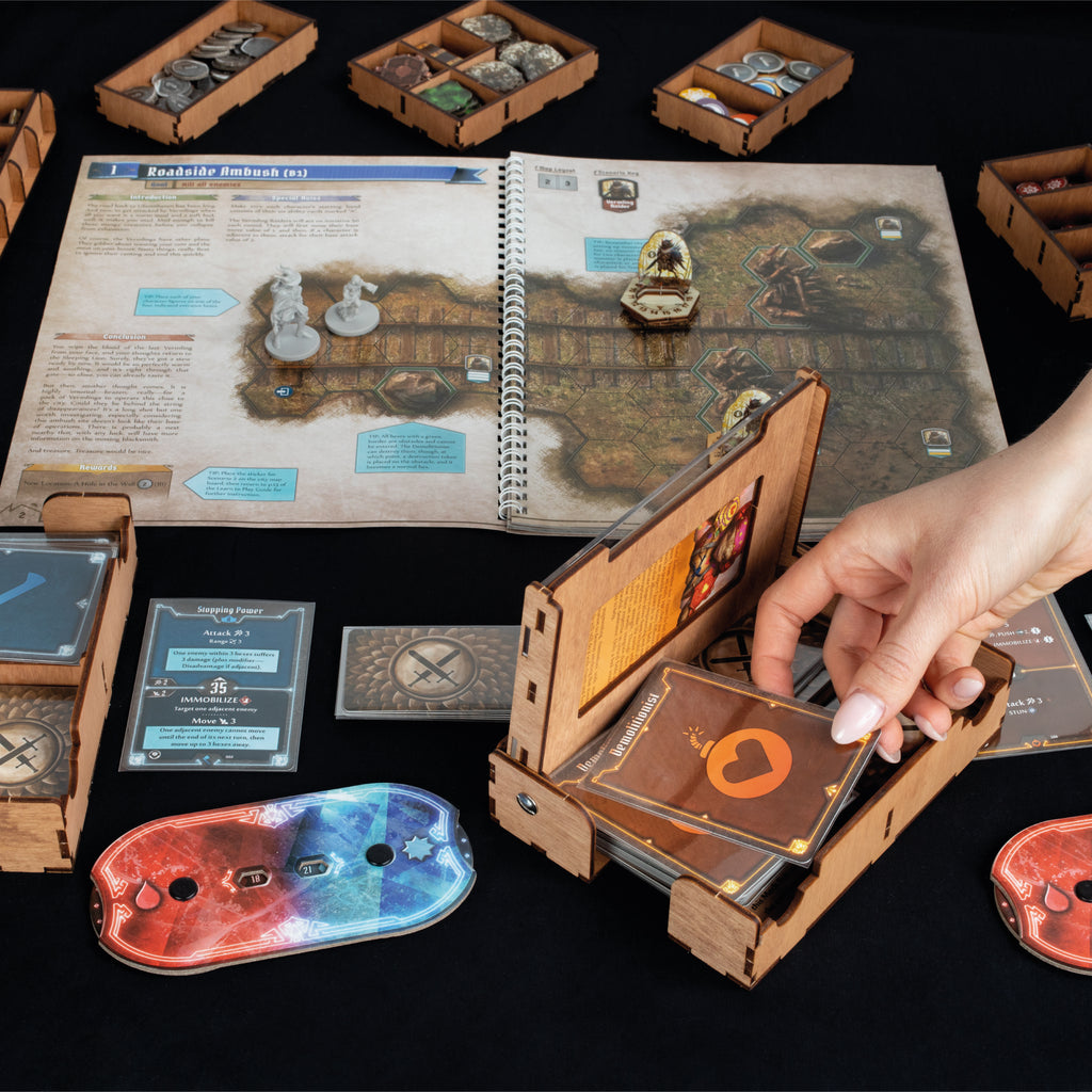 SMONEX Gloomhaven Organizer Compatible with Gloomhaven Jaws of The Lion 