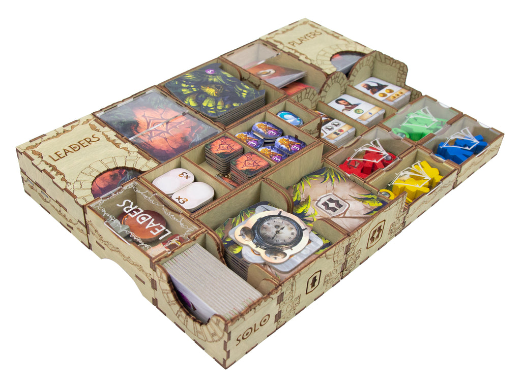 lost ruins of arnak card sleeves SMONEX Board Game Organizer Compatible with Lost Ruins of Arnak Board Game, Expedition Leaders, Solo Mini and All Promo Cards