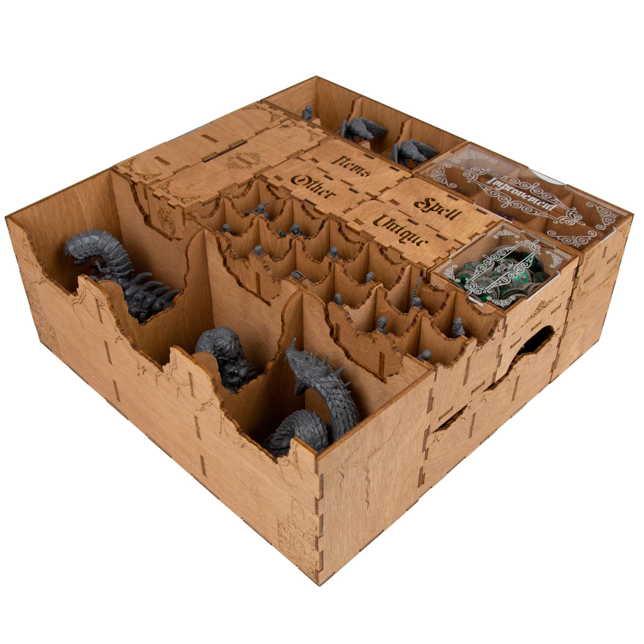 Mansions of Madness Expansions Box Made of Wood