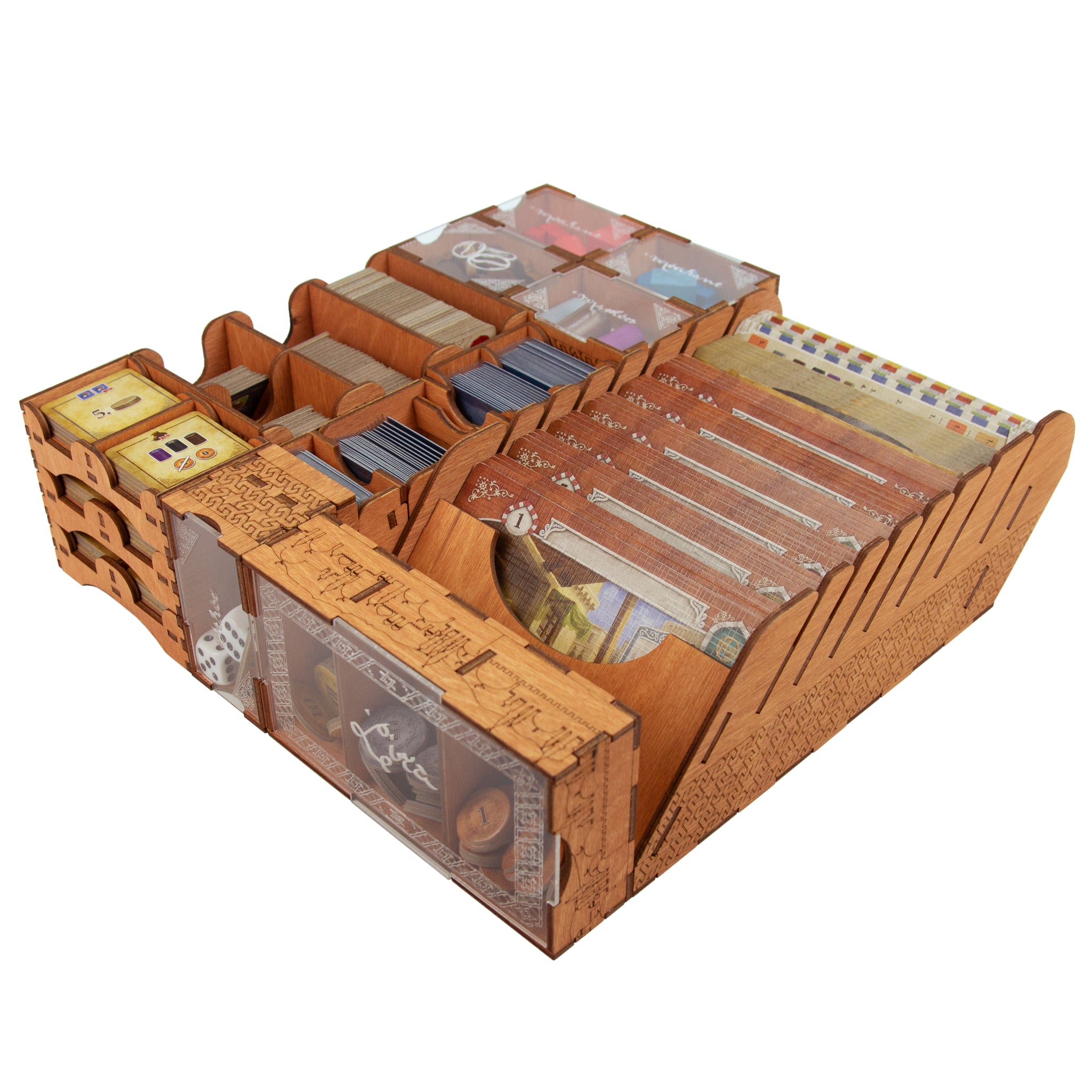 Istanbul Board Game Big Box Organizer Made of Wood –