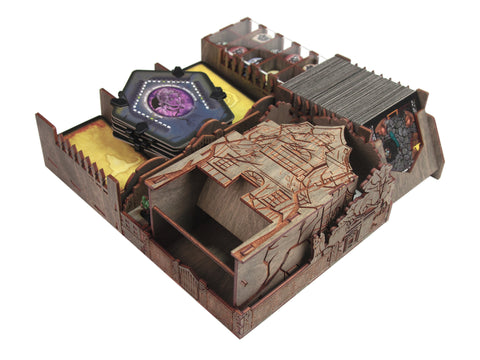 SMONEX Organizer Compatible with Gloomhaven Jaws of The Lion - Convenient  Board Game Organizer Box with Four Player Trays