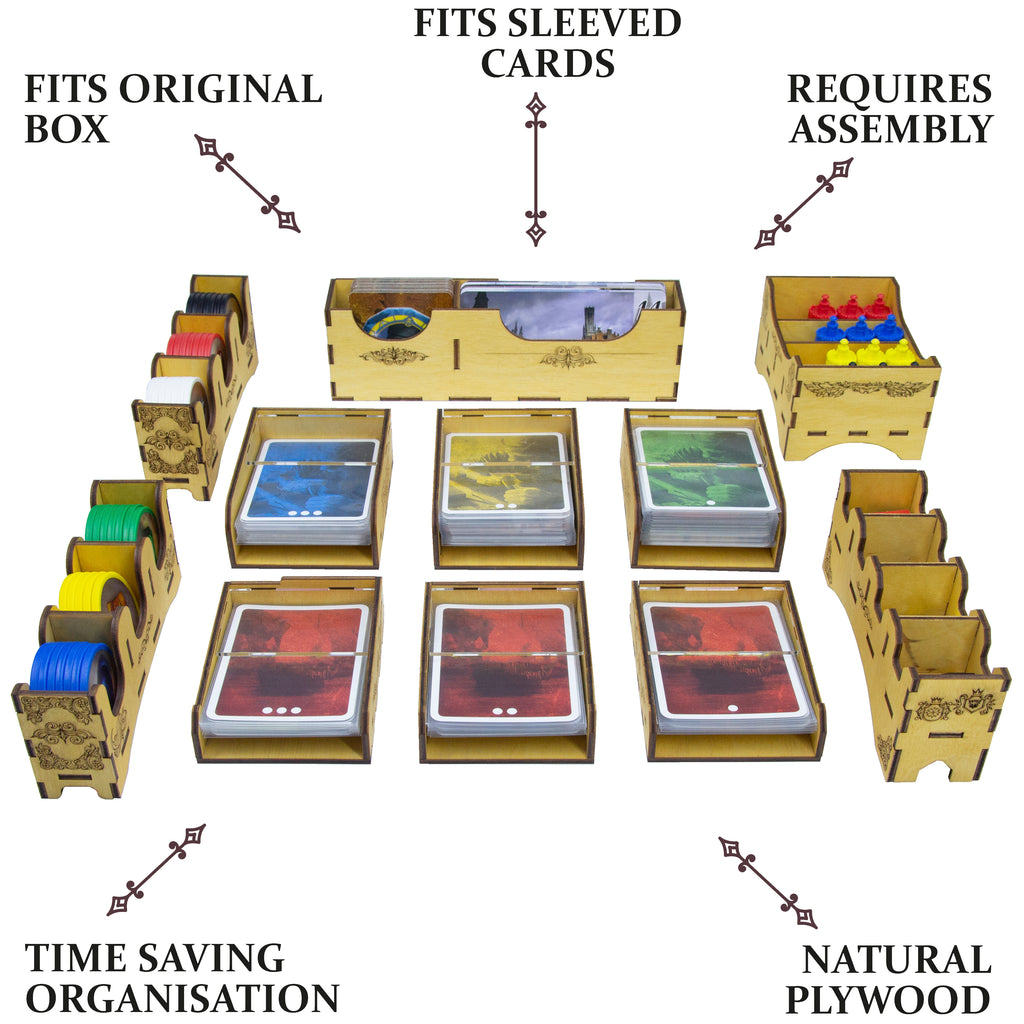 Splendor Wooden Organizer Compatible with All Expansions Smonex.com Splendor Wooden Organizer Compatible with All Expansions Smonex.com