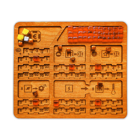 Set of 2 or 5 pcs Terraforming Mars player boards