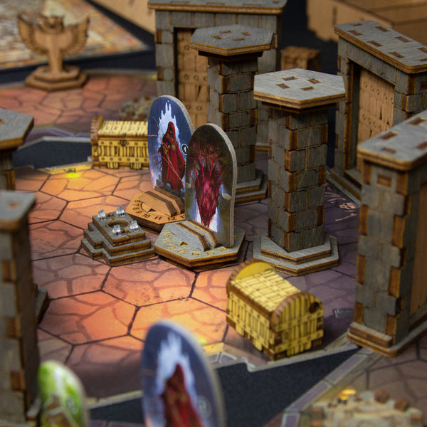 Gloomhaven Terrain Pack Made of Wood - Compatible with Gloomhaven and Gloomhaven Jaws of the Lion