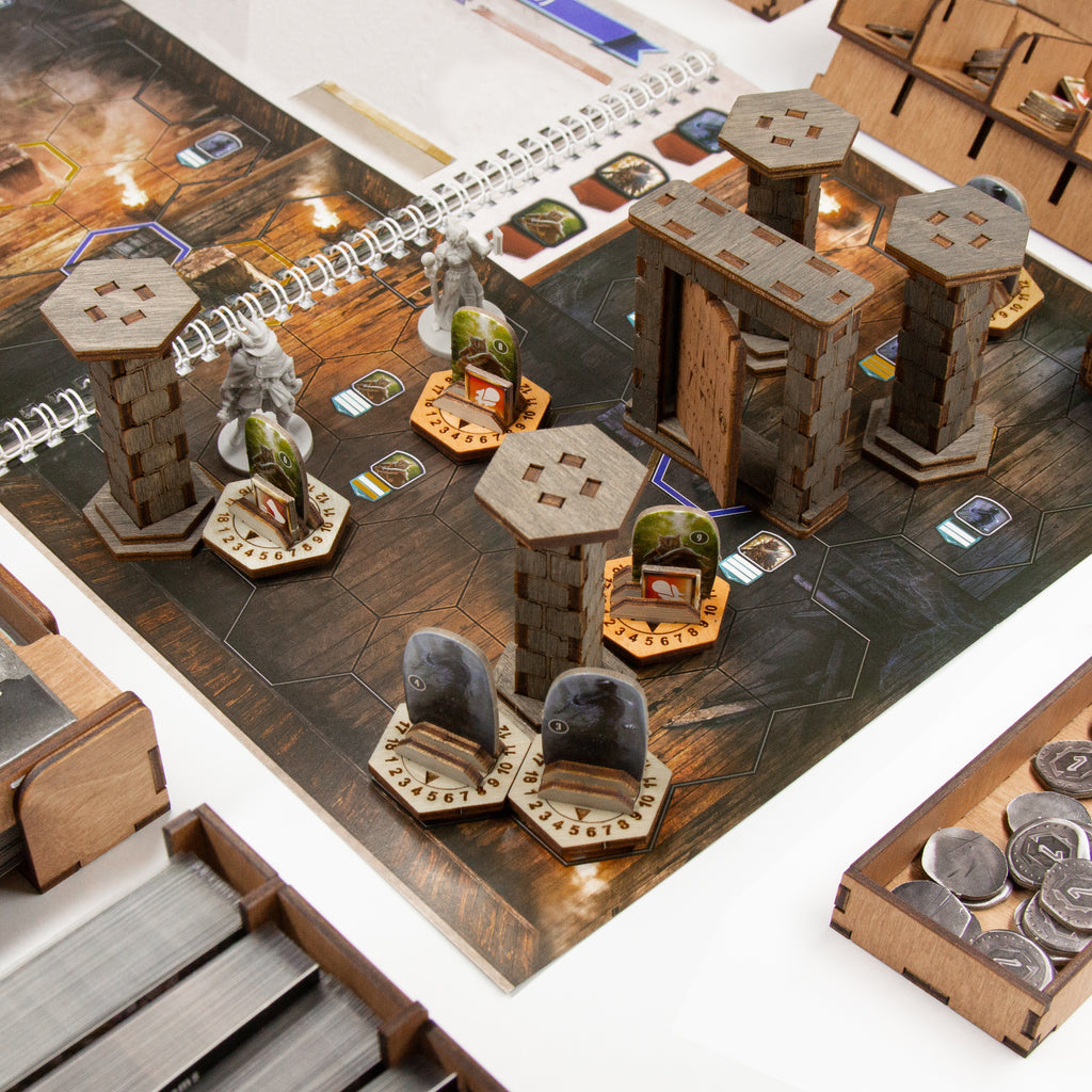 Frosthaven Board Game All-in-One Storage Box Made of Wood –