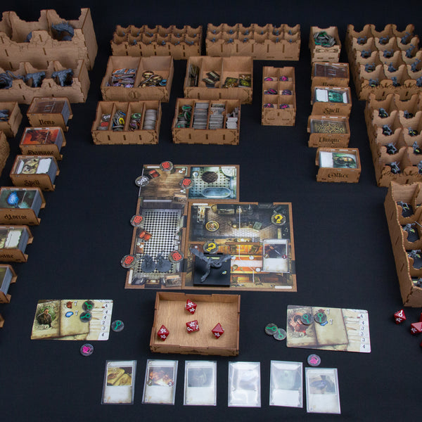 Mansions of Madness board game storage system