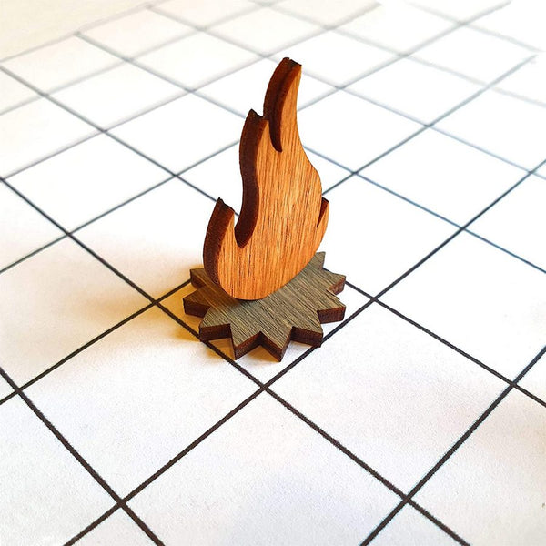 Pathfinder wooden flame markers