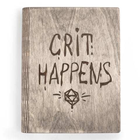 Crit Happens gamer's notepad